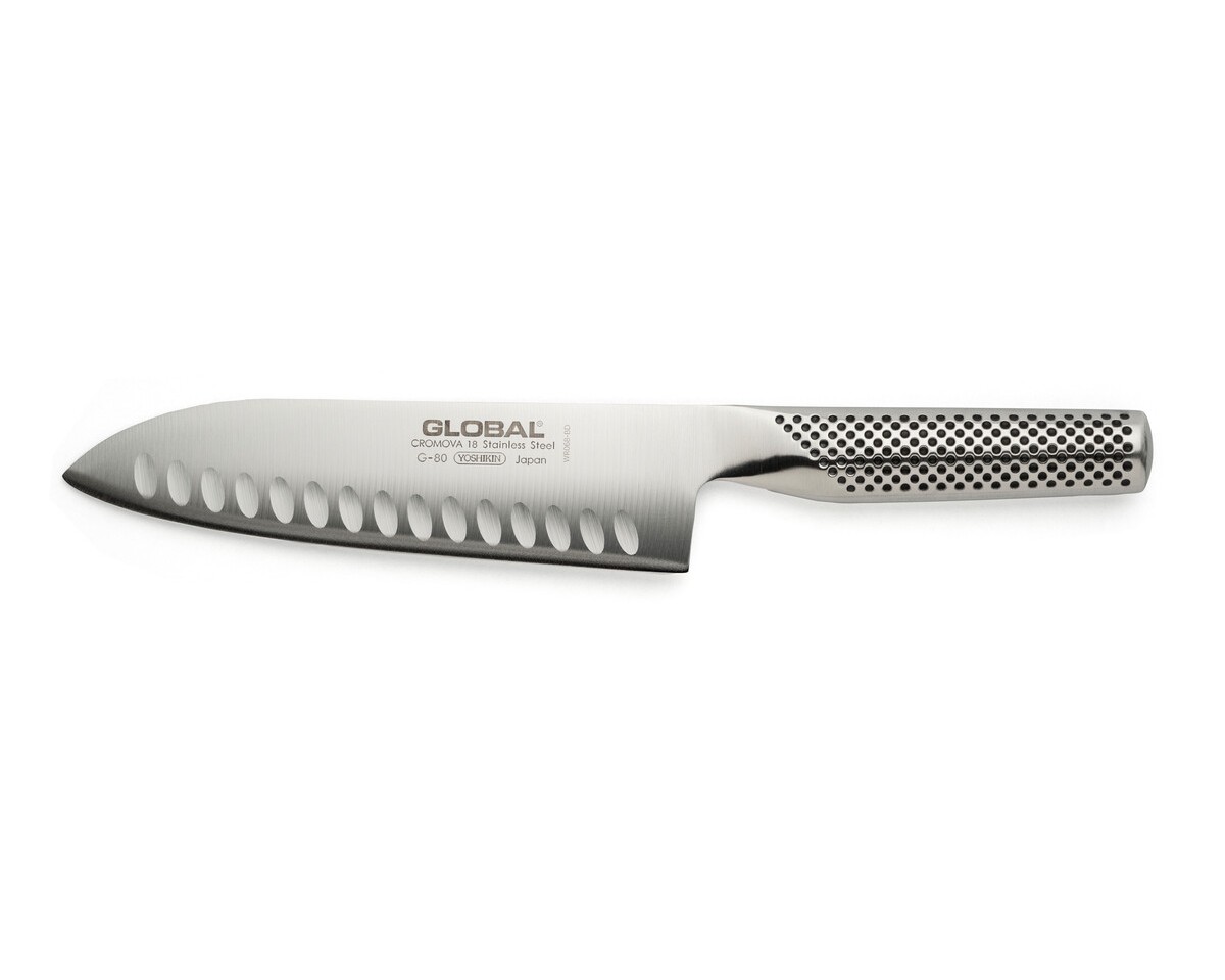 Global G80 Santokumes kuiltjes 18 cm