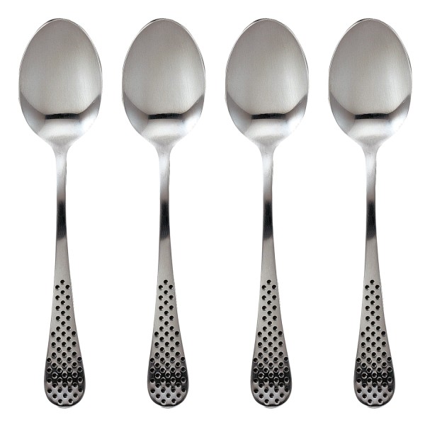 Global GT003 Koffielepel klein, set van 4